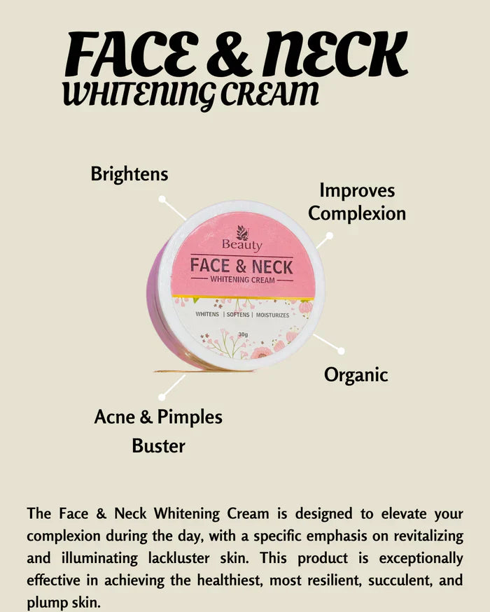 FACE & NECK WHITENING CREAM (PREMIUM QUALITY )