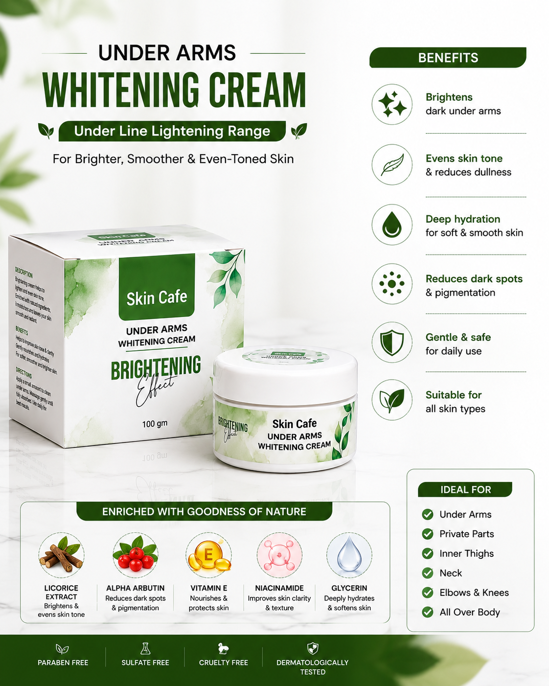UNDER ARMS & BODY WHITENING BUNDLE
