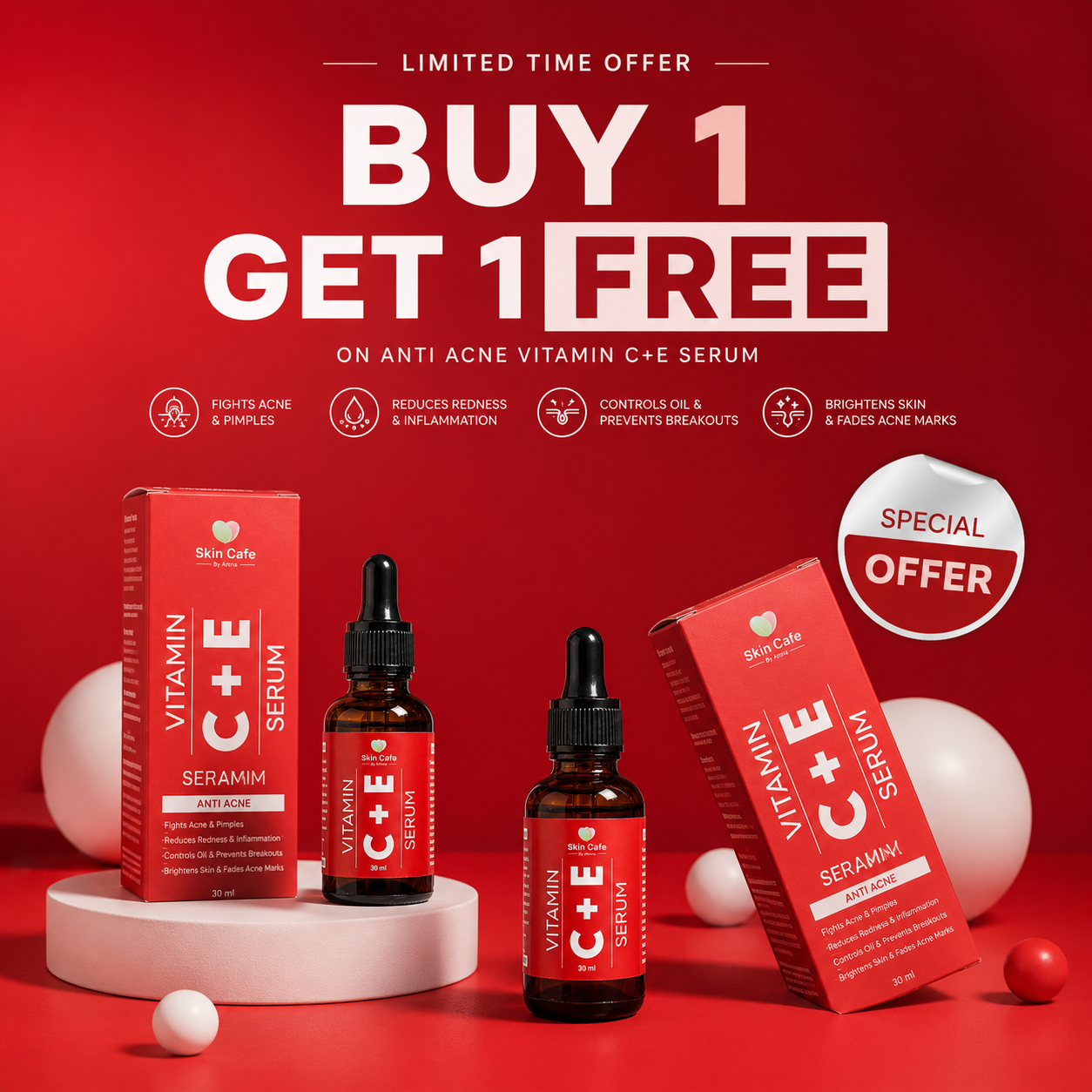 ANTI ACNE  SERUM REMOVE ACNE IN 3 DAYS !