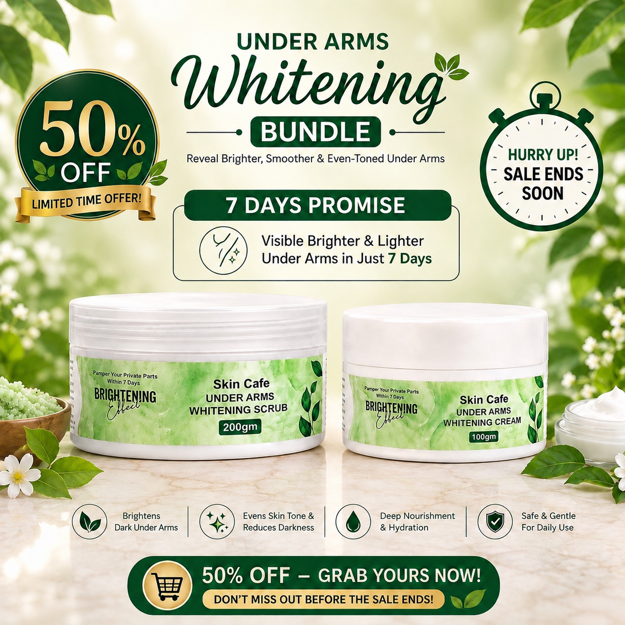 UNDER ARMS & BODY WHITENING BUNDLE
