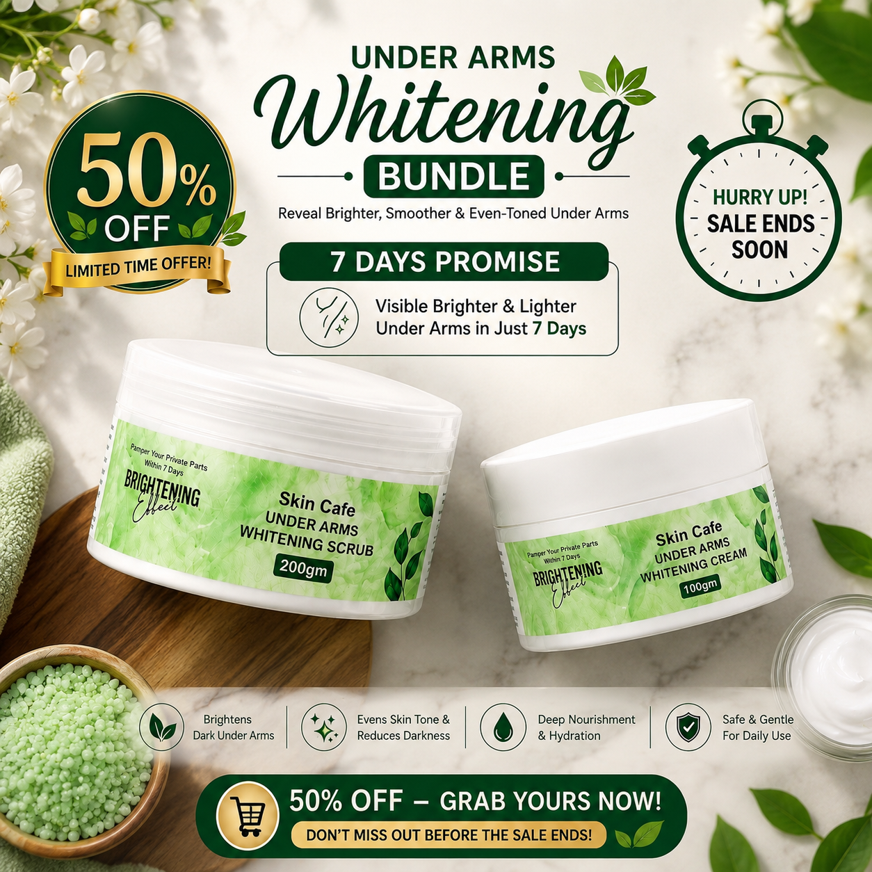 UNDER ARMS & BODY WHITENING BUNDLE