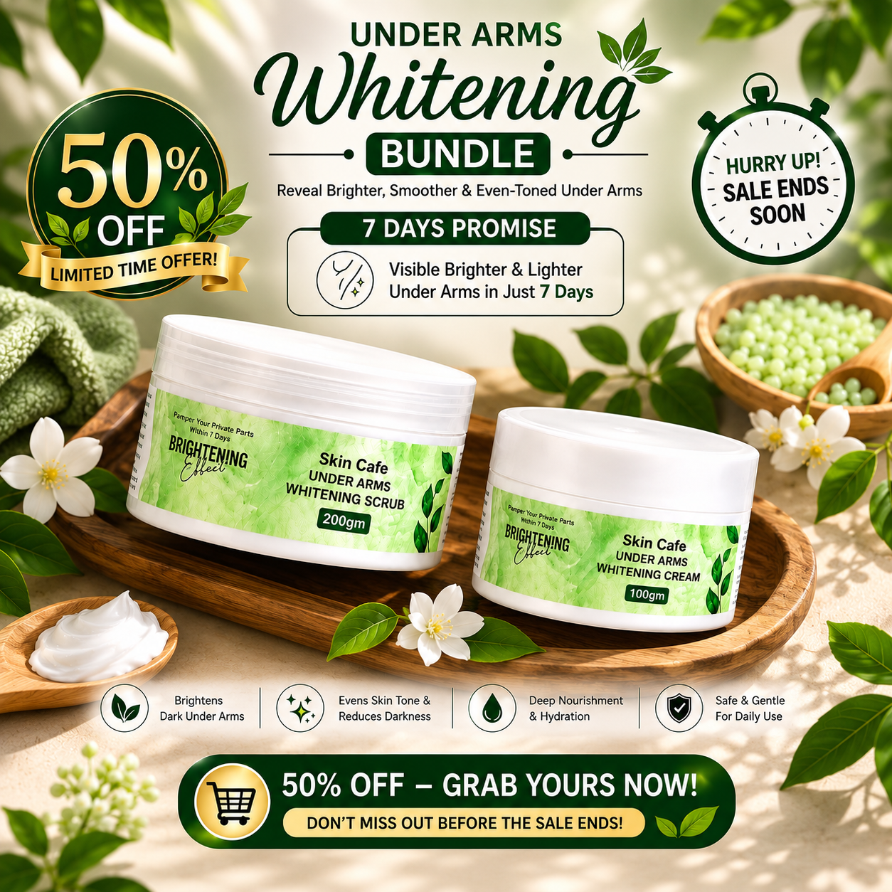 UNDER ARMS & BODY WHITENING BUNDLE