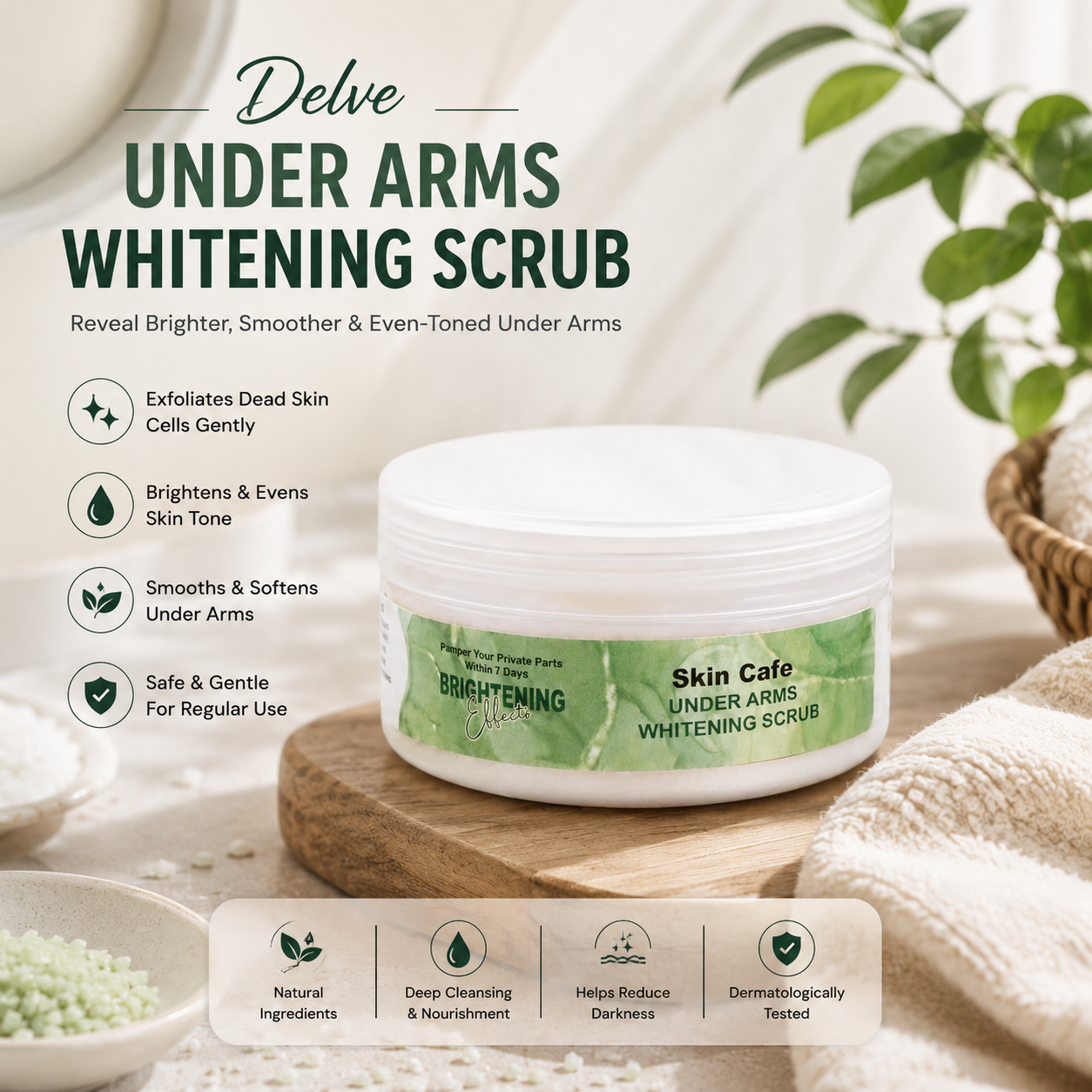 UNDER ARMS PRIVATE PARTS WHITENING SCRUB