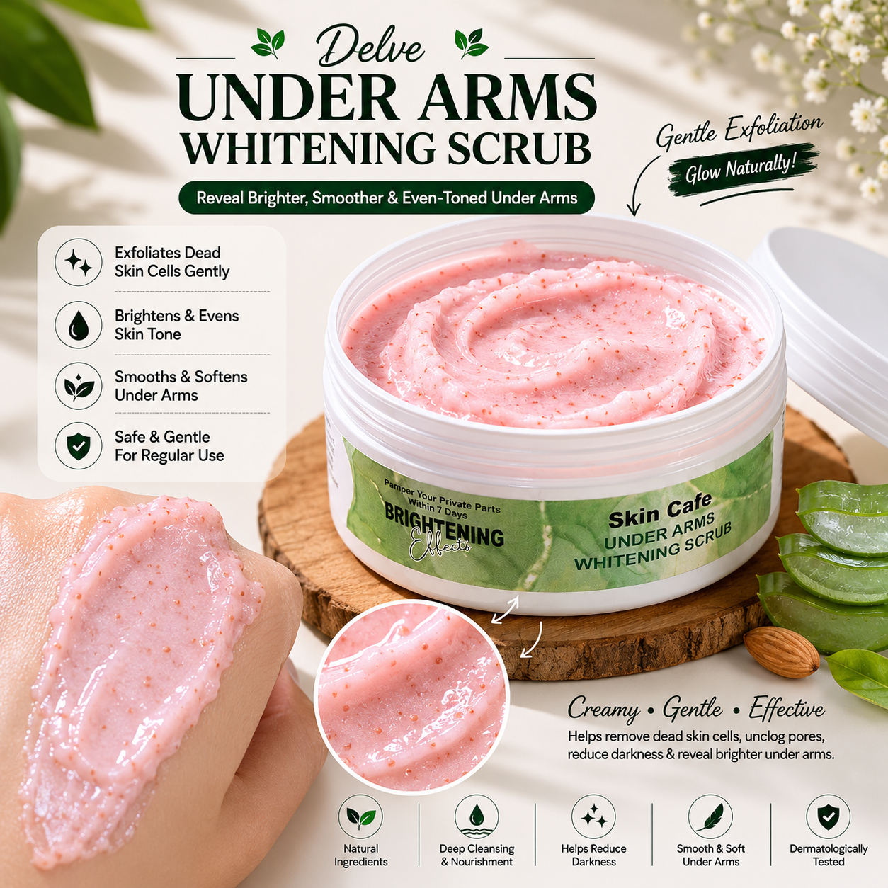 UNDER ARMS PRIVATE PARTS WHITENING SCRUB