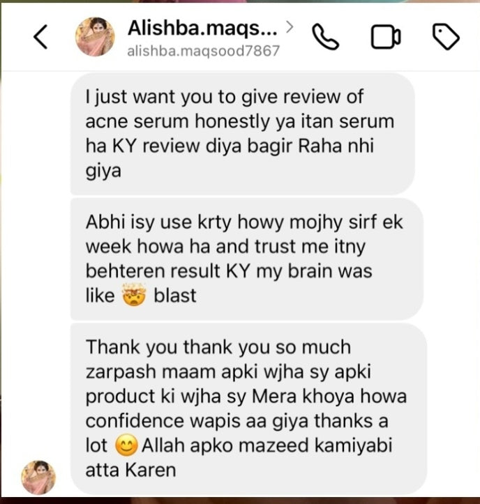 ANTI ACNE  SERUM REMOVE ACNE IN 3 DAYS !