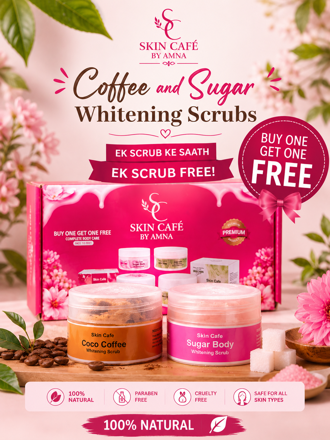 COFFEE & SUGAR WHITENING SCRUB