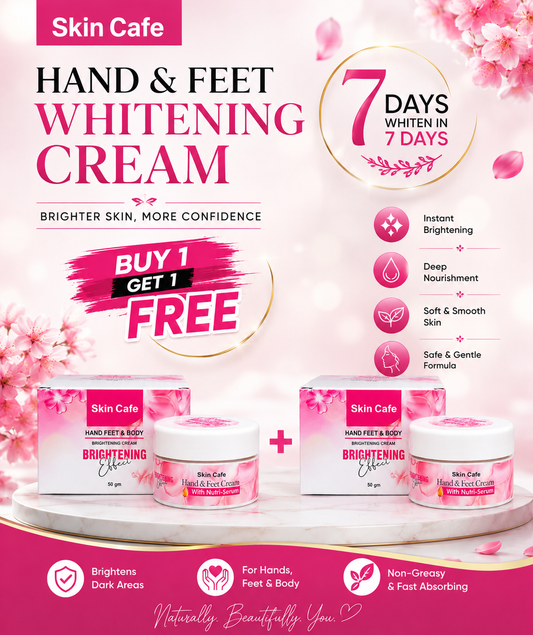 HAND FEET WHITENING CREAM (100 % RESULTS )
