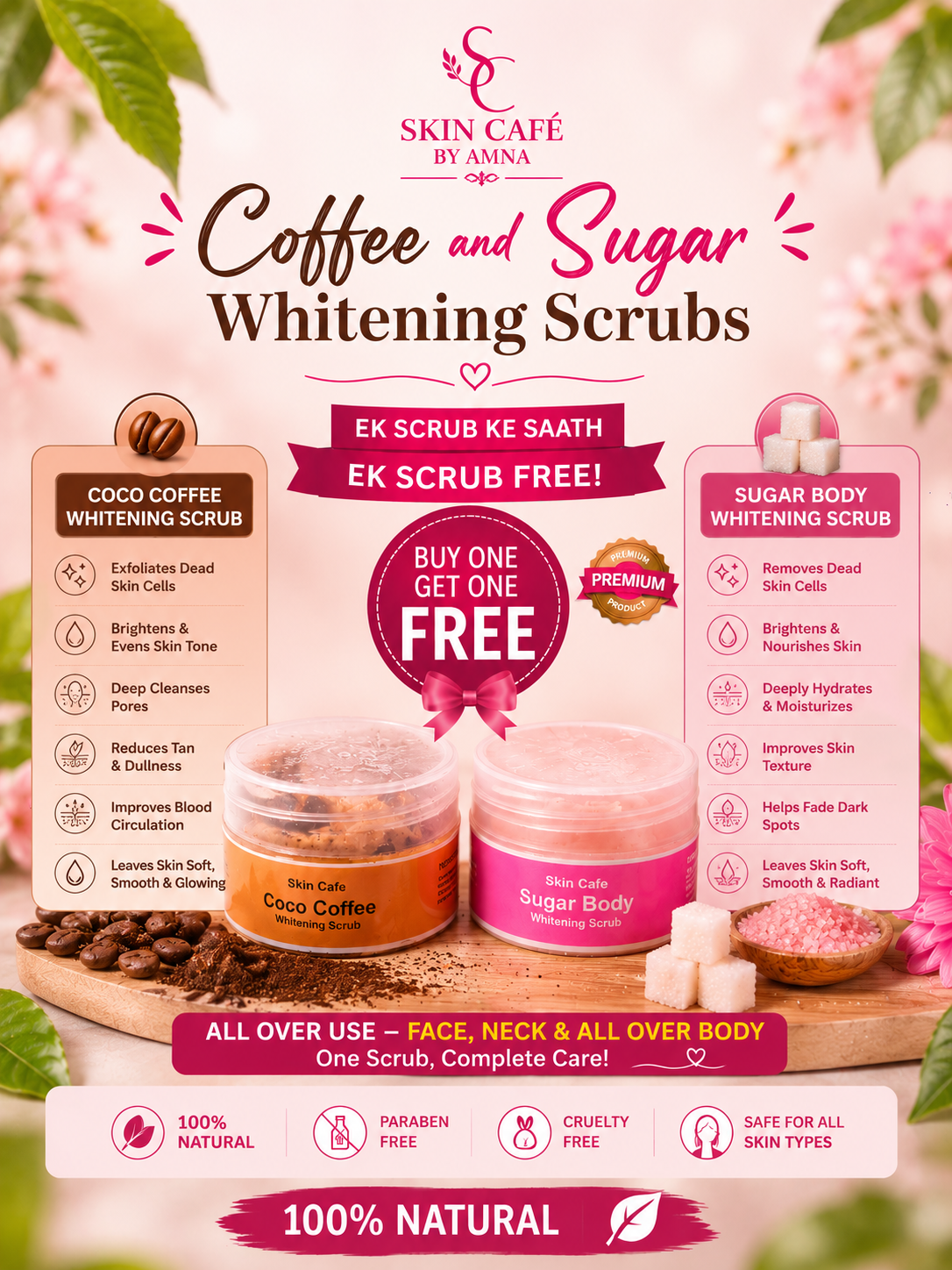 COFFEE & SUGAR WHITENING SCRUB