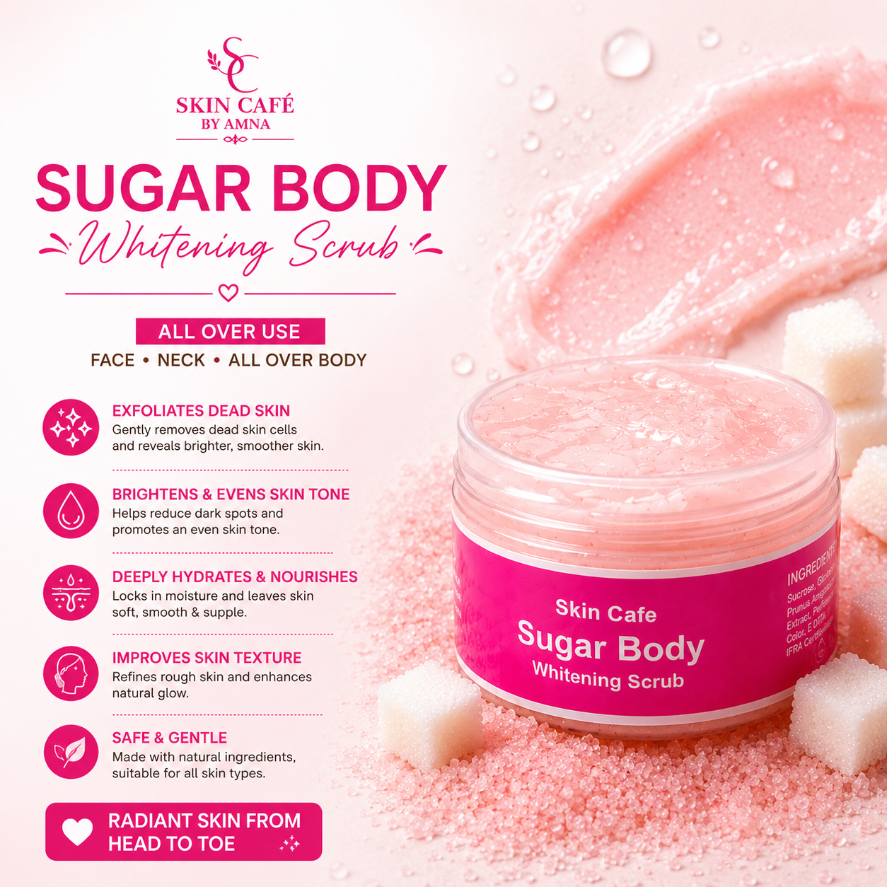COFFEE & SUGAR WHITENING SCRUB