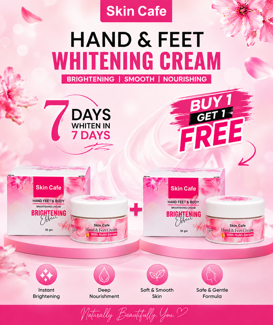 HAND FEET WHITENING CREAM (100 % RESULTS )