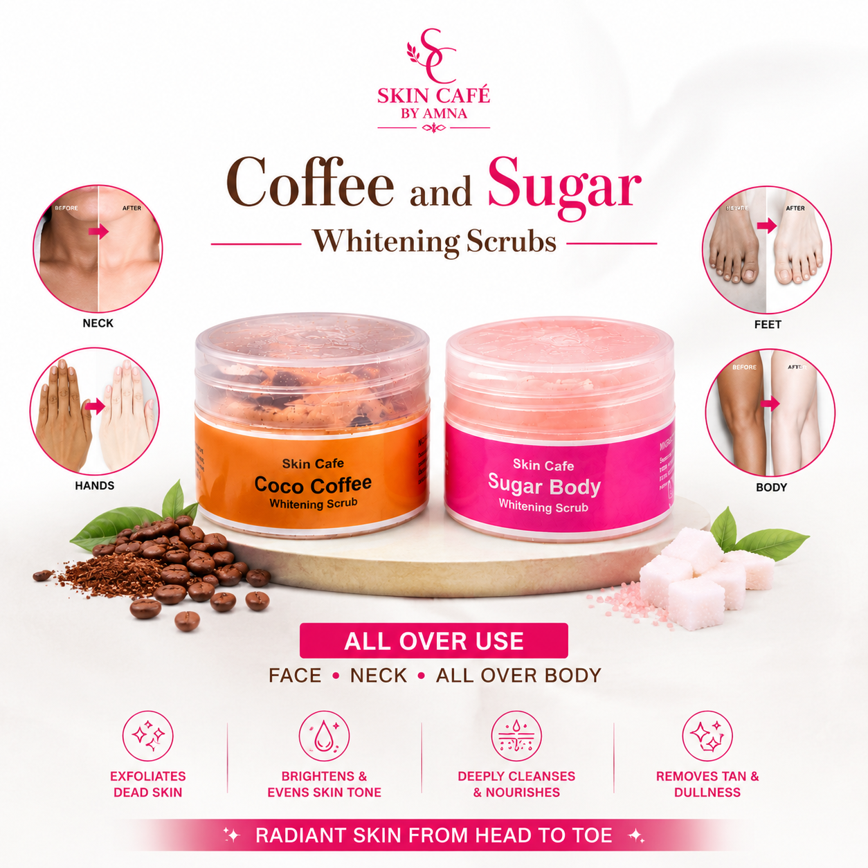 COFFEE & SUGAR WHITENING SCRUB